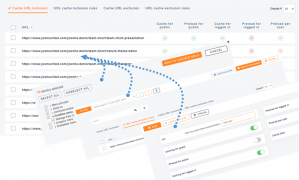 URL-cache-inclusion-exclusion